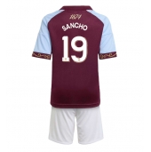 Aston Villa Jadon Sancho #19 Replika Hjemmedrakt Barn 2025-26 Kortermet (+ bukser)