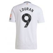 Aston Villa Jhon Duran #9 Replika Bortedrakt 2024-25 Kortermet