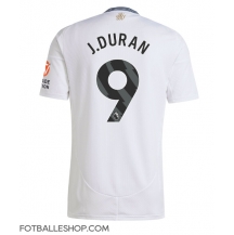 Aston Villa Jhon Duran #9 Replika Bortedrakt 2024-25 Kortermet