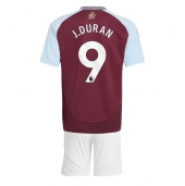 Aston Villa Jhon Duran #9 Replika Hjemmedrakt Barn 2024-25 Kortermet (+ bukser)