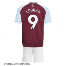 Aston Villa Jhon Duran #9 Replika Hjemmedrakt Barn 2024-25 Kortermet (+ bukser)