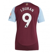 Aston Villa Jhon Duran #9 Replika Hjemmedrakt Dame 2024-25 Kortermet