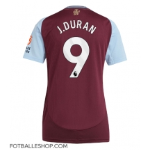 Aston Villa Jhon Duran #9 Replika Hjemmedrakt Dame 2024-25 Kortermet