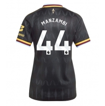 Aston Villa Johan Manzambi #44 Replika Bortedrakt Dame 2026-27 Kortermet