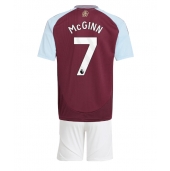 Aston Villa John McGinn #7 Replika Hjemmedrakt Barn 2024-25 Kortermet (+ bukser)