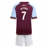 Aston Villa John McGinn #7 Replika Hjemmedrakt Barn 2025-26 Kortermet (+ bukser)