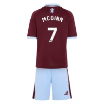 Aston Villa John McGinn #7 Replika Hjemmedrakt Barn 2026-27 Kortermet (+ bukser)
