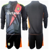 Aston Villa Keeper Replika Bortedrakt Barn 2024-25 Langermet (+ bukser)