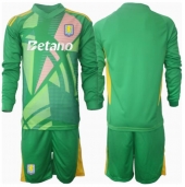 Aston Villa Keeper Replika Hjemmedrakt Barn 2024-25 Langermet (+ bukser)