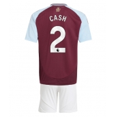 Aston Villa Matty Cash #2 Replika Hjemmedrakt Barn 2024-25 Kortermet (+ bukser)