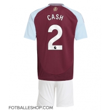 Aston Villa Matty Cash #2 Replika Hjemmedrakt Barn 2024-25 Kortermet (+ bukser)