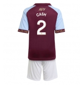 Aston Villa Matty Cash #2 Replika Hjemmedrakt Barn 2025-26 Kortermet (+ bukser)