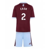 Aston Villa Matty Cash #2 Replika Hjemmedrakt Barn 2026-27 Kortermet (+ bukser)
