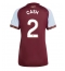 Aston Villa Matty Cash #2 Replika Hjemmedrakt Dame 2025-26 Kortermet