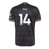 Aston Villa Pau Torres #14 Replika Bortedrakt 2026-27 Kortermet