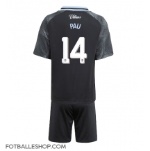 Aston Villa Pau Torres #14 Replika Bortedrakt Barn 2025-26 Kortermet (+ bukser)