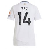 Aston Villa Pau Torres #14 Replika Bortedrakt Dame 2024-25 Kortermet