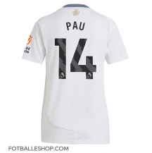 Aston Villa Pau Torres #14 Replika Bortedrakt Dame 2024-25 Kortermet