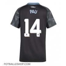 Aston Villa Pau Torres #14 Replika Bortedrakt Dame 2025-26 Kortermet