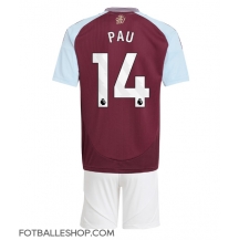 Aston Villa Pau Torres #14 Replika Hjemmedrakt Barn 2024-25 Kortermet (+ bukser)