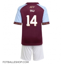 Aston Villa Pau Torres #14 Replika Hjemmedrakt Barn 2025-26 Kortermet (+ bukser)
