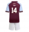 Aston Villa Pau Torres #14 Replika Hjemmedrakt Barn 2025-26 Kortermet (+ bukser)