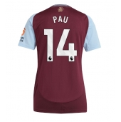 Aston Villa Pau Torres #14 Replika Hjemmedrakt Dame 2024-25 Kortermet