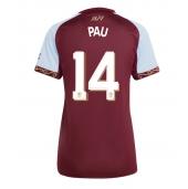 Aston Villa Pau Torres #14 Replika Hjemmedrakt Dame 2025-26 Kortermet