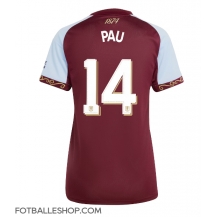 Aston Villa Pau Torres #14 Replika Hjemmedrakt Dame 2025-26 Kortermet