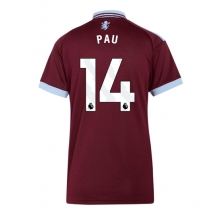 Aston Villa Pau Torres #14 Replika Hjemmedrakt Dame 2026-27 Kortermet