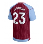 Aston Villa Philippe Coutinho #23 Replika Hjemmedrakt 2023-24 Kortermet