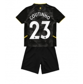 Aston Villa Philippe Coutinho #23 Replika Tredjedrakt Barn 2022-23 Kortermet (+ bukser)
