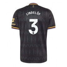 Aston Villa Victor Lindelof #3 Replika Bortedrakt 2026-27 Kortermet