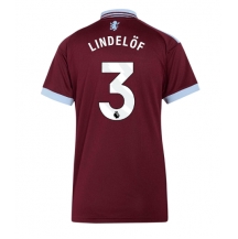 Aston Villa Victor Lindelof #3 Replika Hjemmedrakt Dame 2026-27 Kortermet