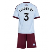 Aston Villa Victor Lindelof #3 Replika Tredjedrakt Barn 2026-27 Kortermet (+ bukser)