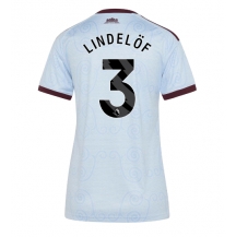 Aston Villa Victor Lindelof #3 Replika Tredjedrakt Dame 2026-27 Kortermet