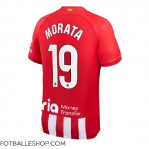Atletico Madrid Alvaro Morata #19 Replika Hjemmedrakt 2023-24 Kortermet