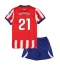 Atletico Madrid Cristian Romero #21 Replika Hjemmedrakt Barn 2026-27 Kortermet (+ bukser)