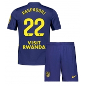 Atletico Madrid Giacomo Raspadori #22 Replika Bortedrakt Barn 2025-26 Kortermet (+ bukser)