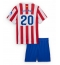 Atletico Madrid Giuliano Simeone #20 Replika Hjemmedrakt Barn 2025-26 Kortermet (+ bukser)