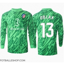 Atletico Madrid Jan Oblak #13 Keeper Replika Bortedrakt 2024-25 Langermet