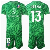 Atletico Madrid Jan Oblak #13 Keeper Replika Bortedrakt Barn 2024-25 Kortermet (+ bukser)