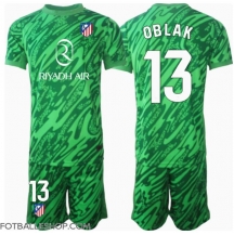 Atletico Madrid Jan Oblak #13 Keeper Replika Bortedrakt Barn 2024-25 Kortermet (+ bukser)