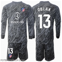 Atletico Madrid Jan Oblak #13 Keeper Replika Hjemmedrakt Barn 2024-25 Langermet (+ bukser)