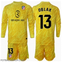 Atletico Madrid Jan Oblak #13 Keeper Replika Tredjedrakt Barn 2024-25 Langermet (+ bukser)