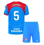 Atletico Madrid Johnny Cardoso #5 Replika Tredjedrakt Barn 2025-26 Kortermet (+ bukser)