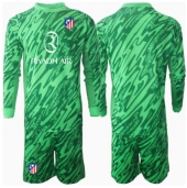 Atletico Madrid Keeper Replika Bortedrakt Barn 2024-25 Langermet (+ bukser)