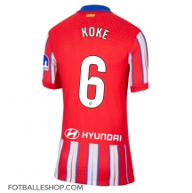 Atletico Madrid Koke #6 Replika Hjemmedrakt Dame 2024-25 Kortermet