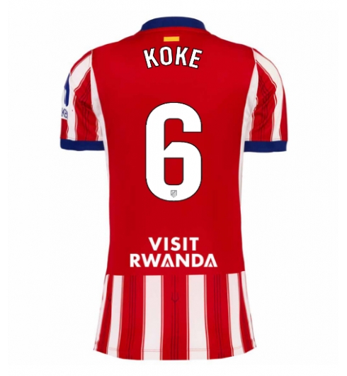 Atletico Madrid Koke #6 Replika Hjemmedrakt Dame 2026-27 Kortermet Atletico Madrid Koke #6 Replika Hjemmedrakt Dame 2026-27 Kortermet