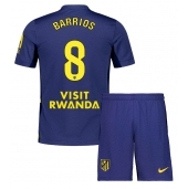 Atletico Madrid Pablo Barrios #8 Replika Bortedrakt Barn 2025-26 Kortermet (+ bukser)